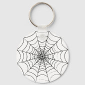 Een eenvoudig spinnenweb sleutelhanger (Achterkant)