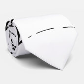 Een eenvoudig spinnenweb stropdas (Opgerold)