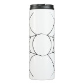 Een eenvoudig spinnenweb thermosbeker (Achterkant)