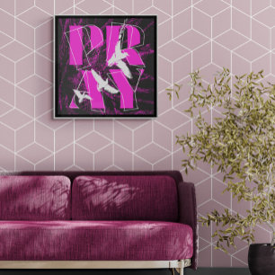 Een eenvoudige herinnering BID Christelijk Geloof Perfect Poster