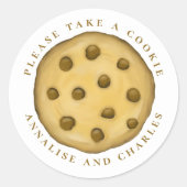 Een eenvoudige minimalistische weddenschap alstubl ronde sticker (Voorkant)