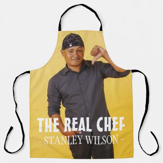 Een Eenvoudige Persoonlijke Verjaardag Schort (Voorkant)