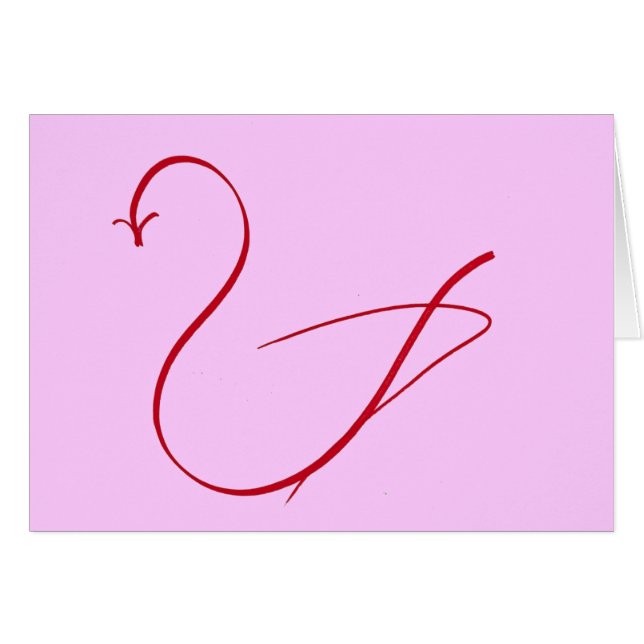 Een eenvoudige zwaan (Voorkant Horizontaal)