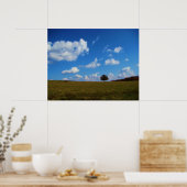 Een eenzame boom poster (Keuken)