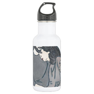 Een eenzame vrouw ontmoet God Waterfles
