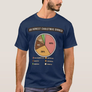 Een Eerlijk Kerstmaal (Taartdiagram) T-shirt