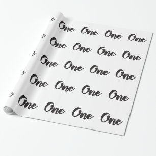 Een eerste verjaardag eerste verjaardag Mijn 1 jaa Cadeaupapier