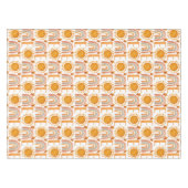 Een eerste Waterverf op zaterdag zonneschijn en re Tafelkleed (Voorkant (Horizontaal))