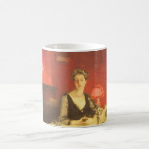 Een eettafel 's nachts door John Singer Sargent Koffiemok