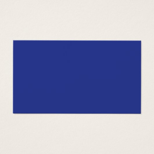 Een effen blauwe achtergrond zonder andere zichtba visitekaartje (Voorkant)