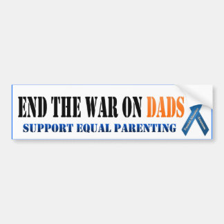 Een einde maken aan de oorlog op de dads bumpersticker