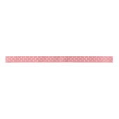 Een Elegant Art Deco Patroon op roze achtergrond Lint (Voorkant)
