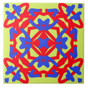 Een elegant multicolor klassiek keramisch tegels o tegeltje