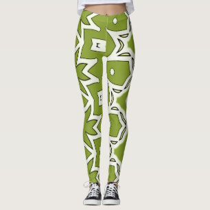 Een elegante abstracte "Ratti_Creative_Arts" Leggi Leggings