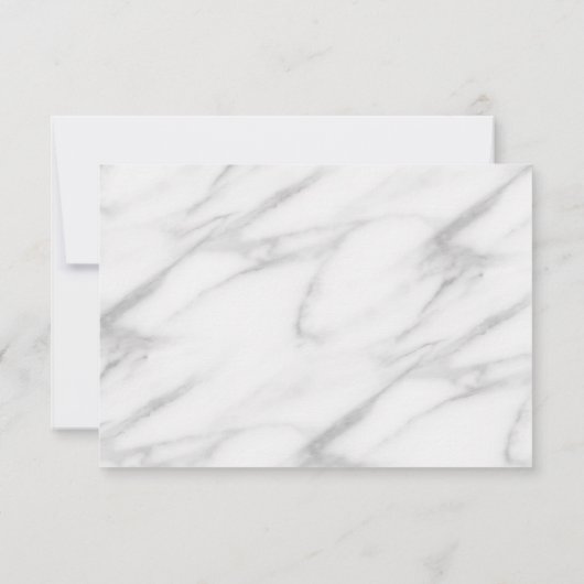 Een Elegante Bruiloft RSVP (Achterkant)