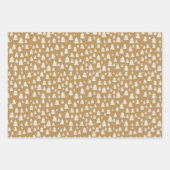 Een elegante kerst inpakpapier vel (Voorkant)