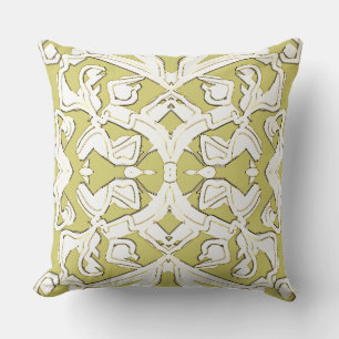 Een elegante klassieke multicolor stof design thri kussen
