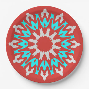 Een elegante multi-color klassieke design papier p papieren bordje