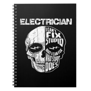 Een elektricien die ik niet kan oplossen. notitieboek
