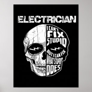 Een elektricien die ik niet kan oplossen. poster
