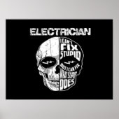 Een elektricien die ik niet kan oplossen. poster (Voorkant)