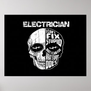 Een elektricien die ik niet kan oplossen. poster