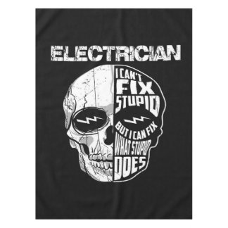 Een elektricien die ik niet kan oplossen. tafelkleed