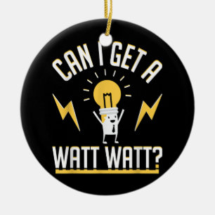 Een elektricien kan ik een watt krijgen keramisch ornament