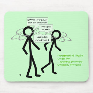 Een elektron grap verliezen - mousepad muismat