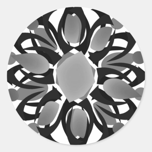 één elementenpatroon 2 sticker (Voorkant)