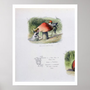 Een Elf in Search of a Fairy, illustratie van 'In Poster