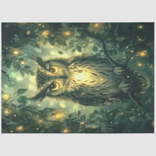 Een Emerald Forest Fairy Series Design #2 Tissuepapier (Voorkant)