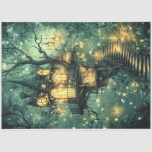 Een Emerald Forest Fairy Series Design #8 Tissuepapier