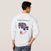 Een EMS-kerstcadeau T-shirt (Achterkant volledig)