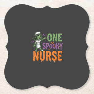 Een enge verpleegster Halloween-ontwerp (2)_1 Kartonnen Onderzetters