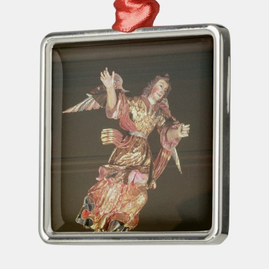 Een engel boven het altarstuk metalen ornament (Links)