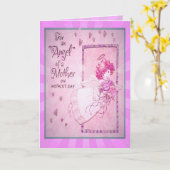 Een engel van een moeder Kaart (Gele Bloem)