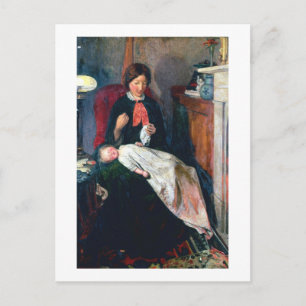 Een Engels Fireside van 1854-5 Briefkaart