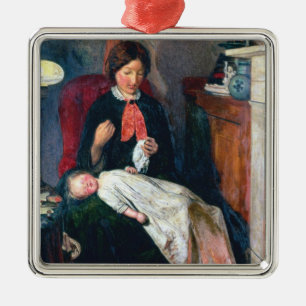 Een Engels Fireside van 1854-5 Metalen Ornament