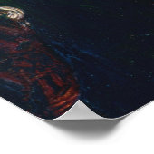 Een Engels Fireside van 1854-5 Poster (Hoek)