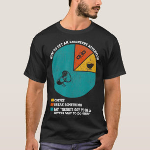 Een engineers attent maken op grappige engineering t-shirt