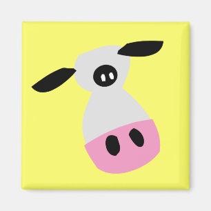 Een enkel Koe Magneet