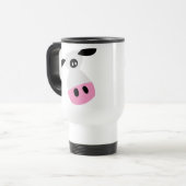 Een enkel Koe Reisbeker (Voorkant links)