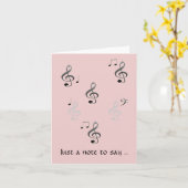 Een enkel nota om… kaart (Gele Bloem)