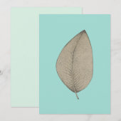 Eén enkele bijsluiter kaart (Voorkant / Achterkant)