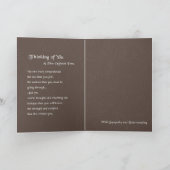 een enkele kaart van leven en diepste sympathie (Binnen)