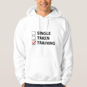 Eén enkele overgenomen training hoodie