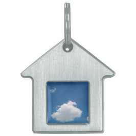 Een enkele wolk huisdieren naamplaatje