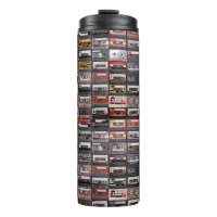 Een enorm collectie audiocassettes. Retro musical