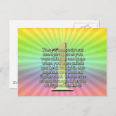 ÉÉN Ephesiaans 4:4-6 BIBLE SCHRIPTURE Briefkaart (Voorkant / Achterkant)